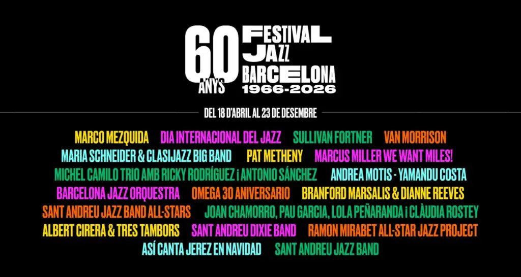 entradas's tweet photo. 🎷 Barcelona vuelve a sonar a jazz. Grandes figuras, nuevos talentos y conciertos únicos te esperan en el Festival de Jazz 🎶✨

🎟️ https://t.co/5D71BvM3DV https://t.co/PMPdPqxYWE