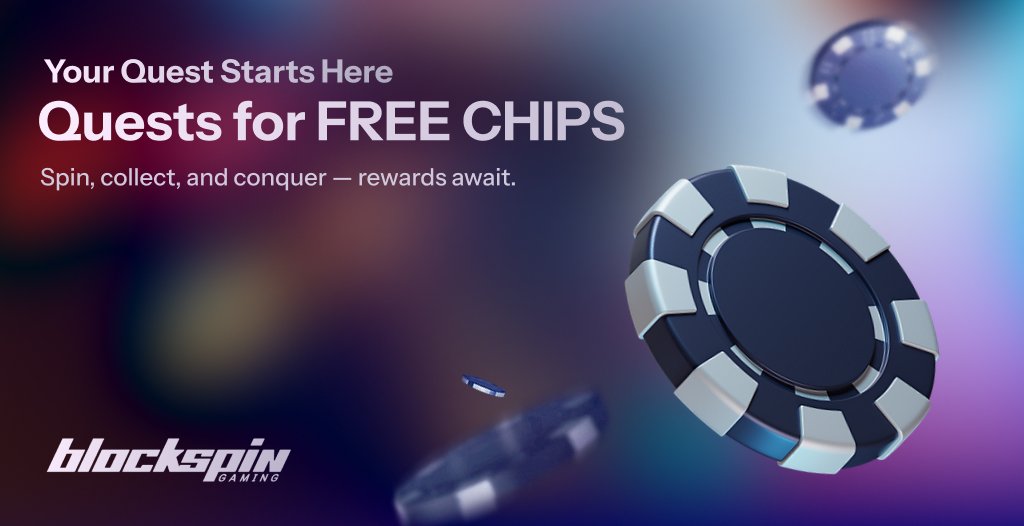 blockspingaming's tweet photo. 💰 300K+ FREE CHIPS IN QUESTS 💰

🔥 Finish the in-game, daily, and social quests to win more than 300K FREE CHIPS!

🔎 Play now for FREE at @BlockSpinGaming! https://t.co/5OJ7WtnSmm