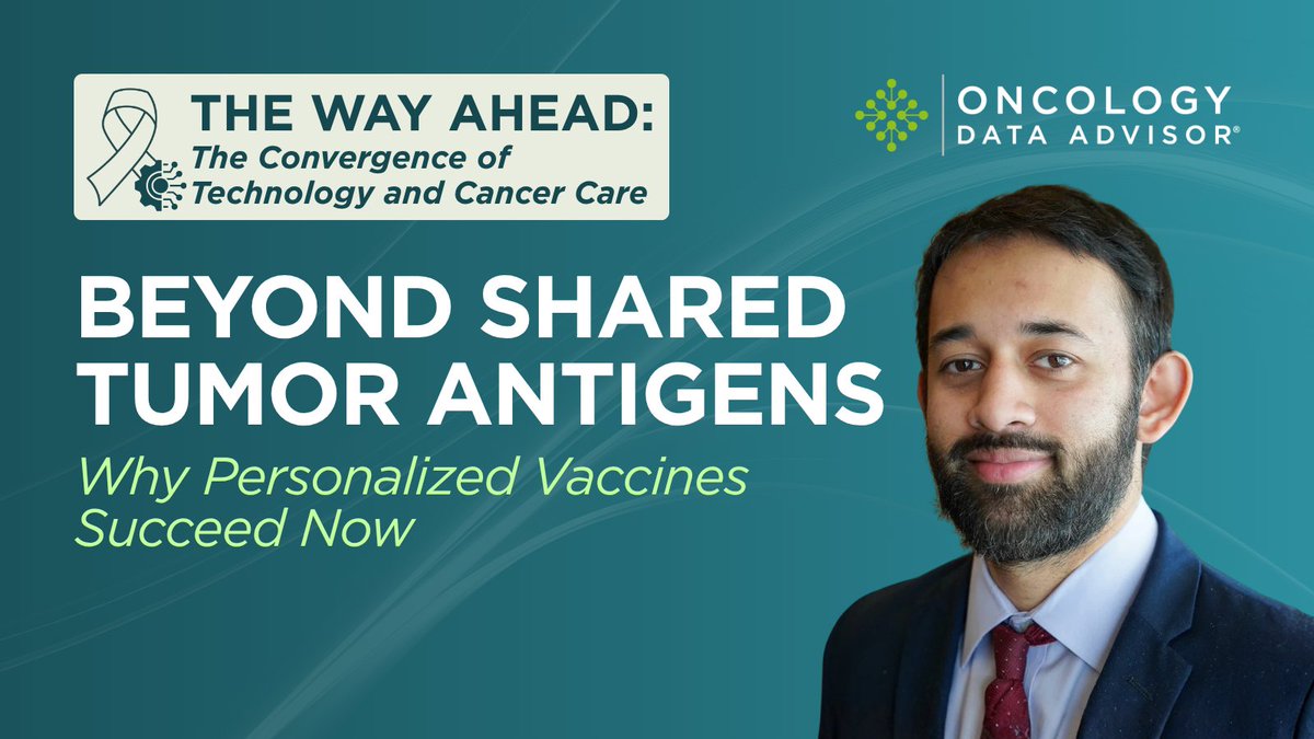 OncData's tweet photo. The #INTerpath001 trial marks a historic phase 3 win for individualized #mRNA #cancer #vaccines. In this edition of The Way Ahead, Dr. Waqas Haque (@Crescent_MD) explores how #MachineLearning is shaping patient-specific #neoantigen therapies.
Read here! https://t.co/gXGBnlTmey https://t.co/QhgSSUvMI3