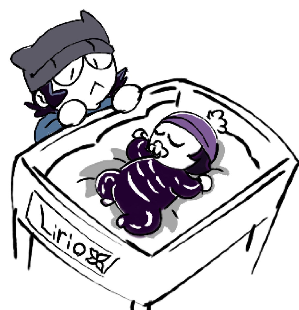 Mysticc_doodles's tweet photo. I wonder if Jaune took Ross to the hospital when Skid was born #spookymonth https://t.co/IHmyVhwIRK