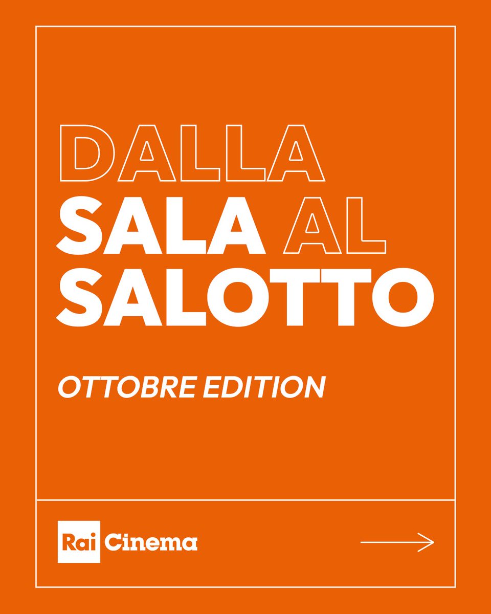 RaiCinema's tweet photo. 🍂 L’autunno porta con sé la voglia di un buon film. Con la nostra rubrica Dalla Sala al Salotto vi proponiamo le migliori uscite di Ottobre. ✨

@01Distribution https://t.co/FKDmD1nAKR