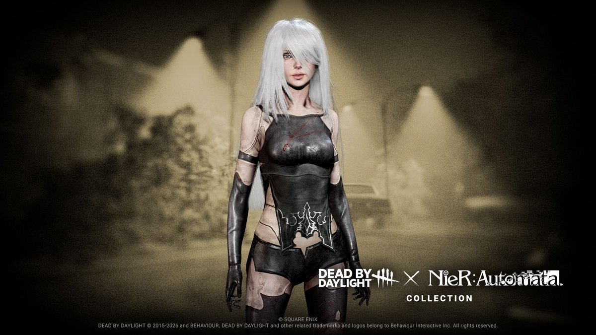 dvveet's tweet photo. DEAD BY DAYLIGHT x NieR: Automata -

2B (Legendary for Feng Min)
A2 (Legendary for Yui Kimura)
Emil (Cosplay for The Legion) https://t.co/ZRe5VmiiPR