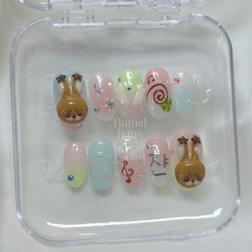 bamelhausnail's tweet photo. ยัยคัลแคนดี้ 🍭

งานสั่งทำ made to order 🫒
𐙚 ฟรีกาวน้ำ, กาวซิลิโคน, อุปกรณ์ติด ทุกออเดอร์
𐙚 เลือกทรง, เลือกไซส์ได้
𐙚 ยื่นเรฟ, ออกแบบใหม่ได้

🤍 Thanks for trusting us with your nails. 💅

#เล็บปลอม #เล็บปลอมสำเร็จรูป #nct127 https://t.co/X79JLapL1V