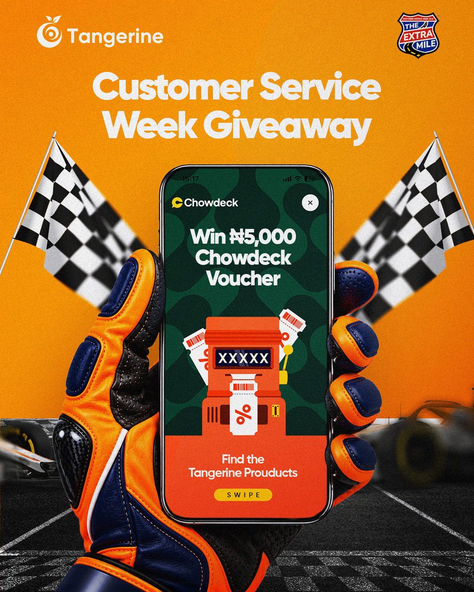 TangerinAfrica's tweet photo. Announcement! Announcement!

It’s giveaway O’clock.

Let’s celebrate Customer Service Week with some vouchers.
To win:

- list the 10 products in the puzzle and Drop your answers in the comments 
- Follow us across all social media platforms
- Tag 3 friends to participate
Cont… https://t.co/cKuXhVBZOZ