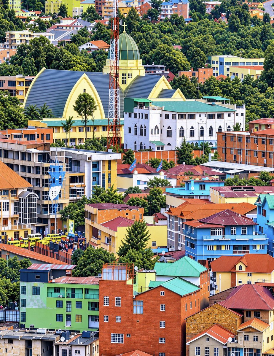 benjimk's tweet photo. 🇨🇩 Bukavu, RDC 🇨🇩

Une ville perchée sur les collines, entre verdure, lac Kivu, architecture colorée et paysages exceptionnels. 

Bukavu, une autre facette de la beauté du Congo. 🇨🇩 https://t.co/laR1kNx1OV
