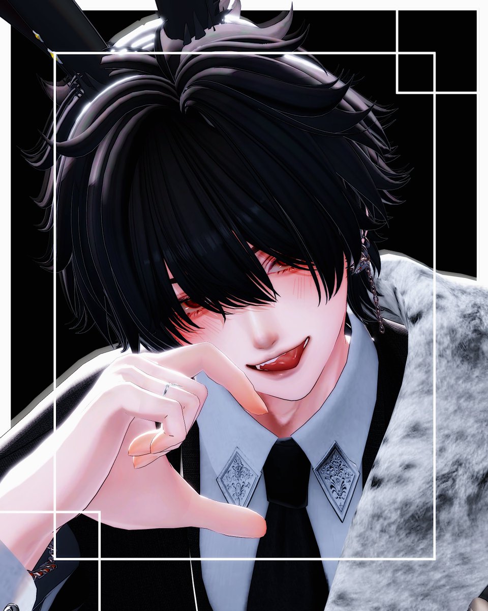 Vrc_heavy_rain's tweet photo. 🐰🖤

#Minase3D 
#まめねこ仕立て https://t.co/Yk0WYQcZQP