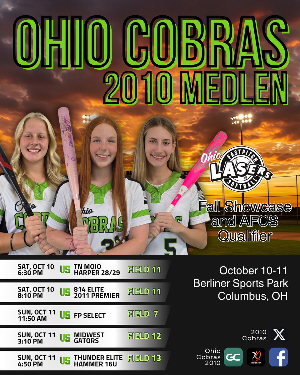 2010Cobras's tweet photo. @CoachScibelli Coach, as always we would love to see you!! https://t.co/C6oOZSrilg