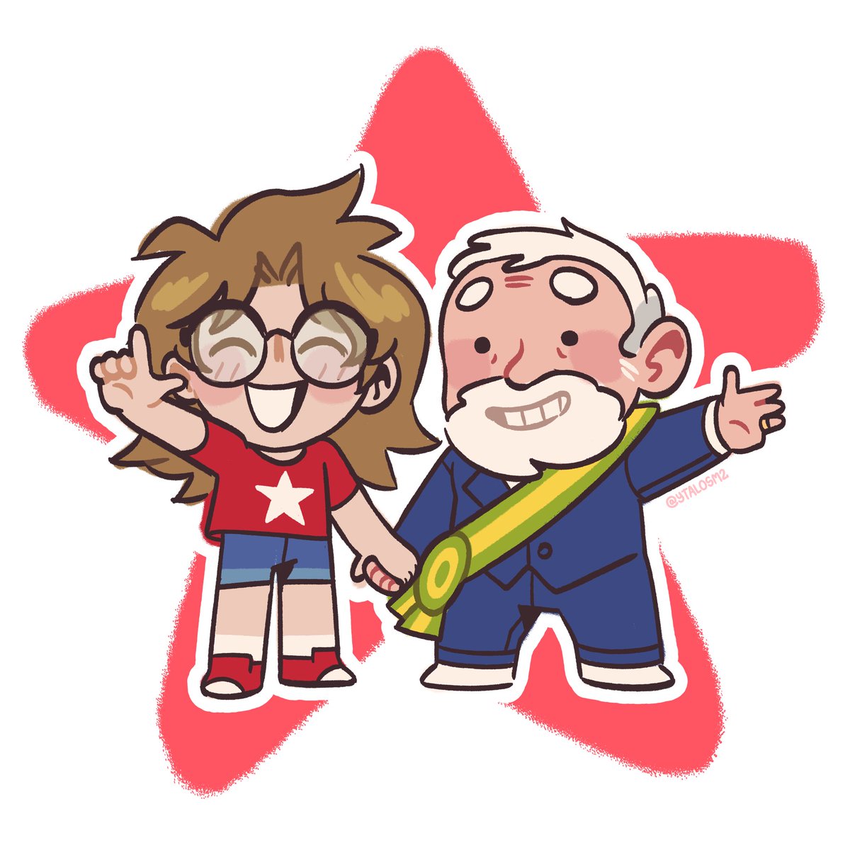 YtaloSM2's tweet photo. Sou artista, estudante de licenciatura, LGBT+ e estou com LULA! ⭐️

No segundo turno, vote com consciência! Pelo direito de ser e existir! É 13!

⭐️❤️ https://t.co/vX64LrePz3
