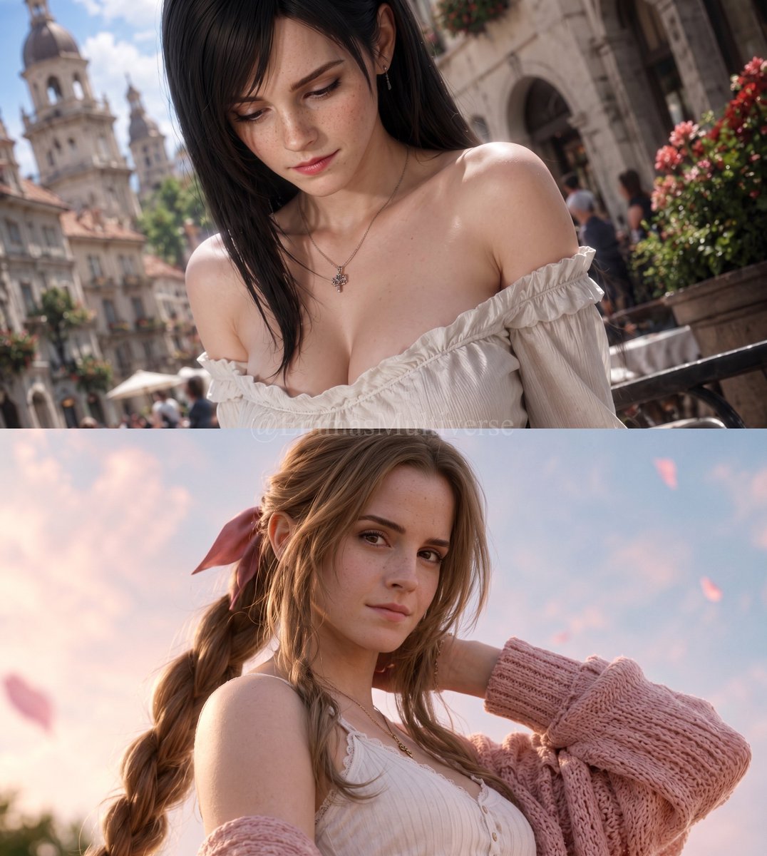 EmmasMultiverse's tweet photo. TENDERNESS HIDDEN WITHIN THE SOUL. 🌸✨ A quiet smile bathed in city sunlight, a gentle gaze set against a pink sky. Even the fiercest warriors know moments of pure grace. Which image has captured your heart today? Let us know in the comments! 👇
#FinalFantasy #Tifa #Aerith https://t.co/XnvSZ9MBbi