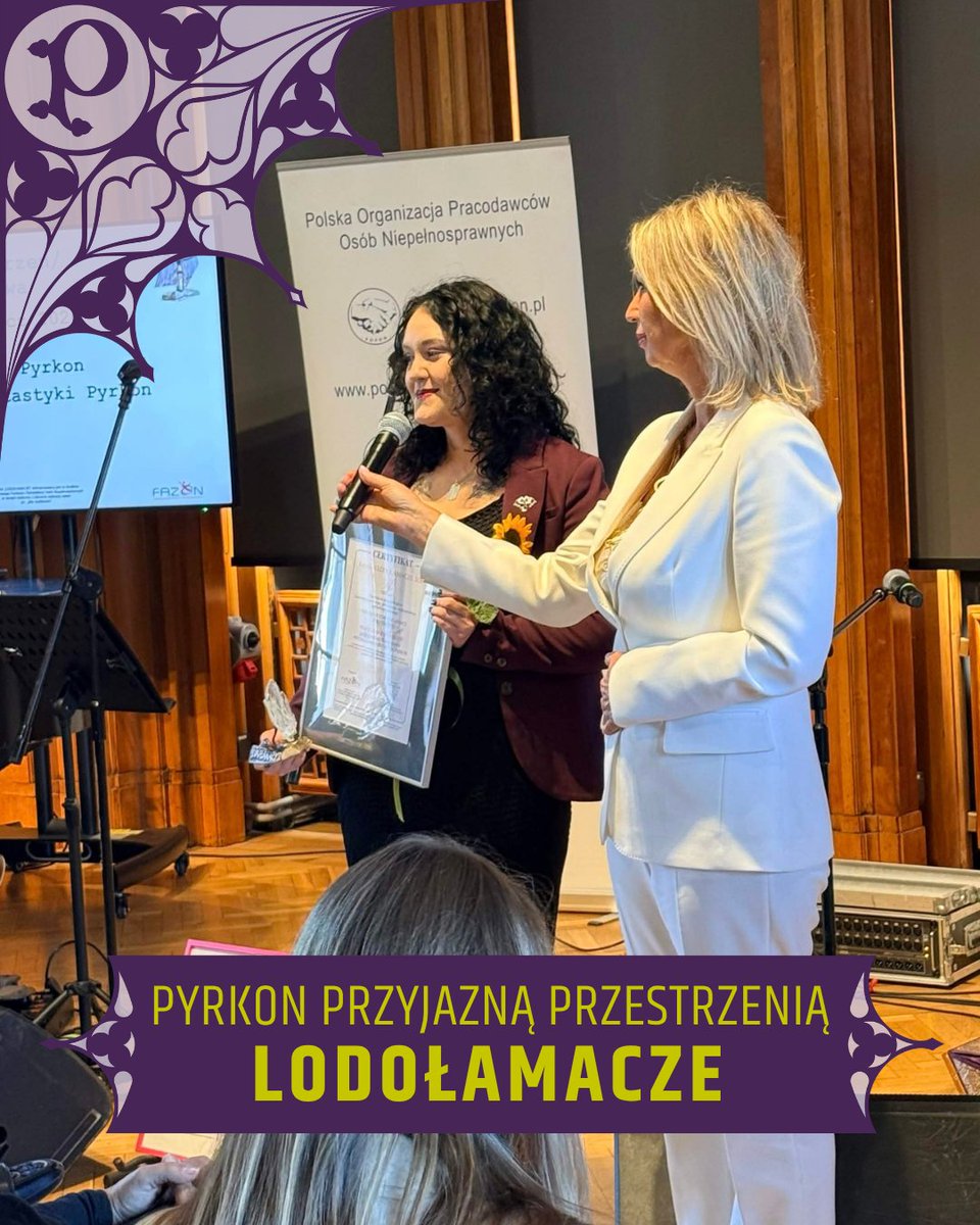 pyrkon's tweet photo. Festiwal Fantastyki Pyrkon laureatem konkursu Lodołamacze! 🤩

Akcja Dostępny Pyrkon została nagrodzona w regionalnym etapie konkursu Lodołamacze 2026 w kategorii „Przyjazna Przestrzeń”. 🏆

Dziękujemy za docenienie naszej pracy! 🫡

#Pyrkon https://t.co/tV82ra9LvK
