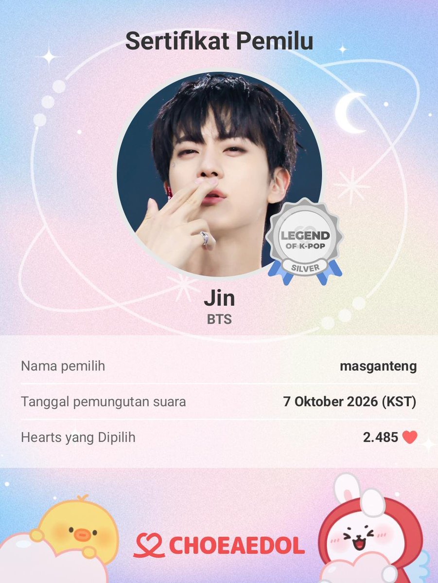Hanwu0l's tweet photo. @IndoForJin 🩷 https://t.co/FuUh6BjA3L