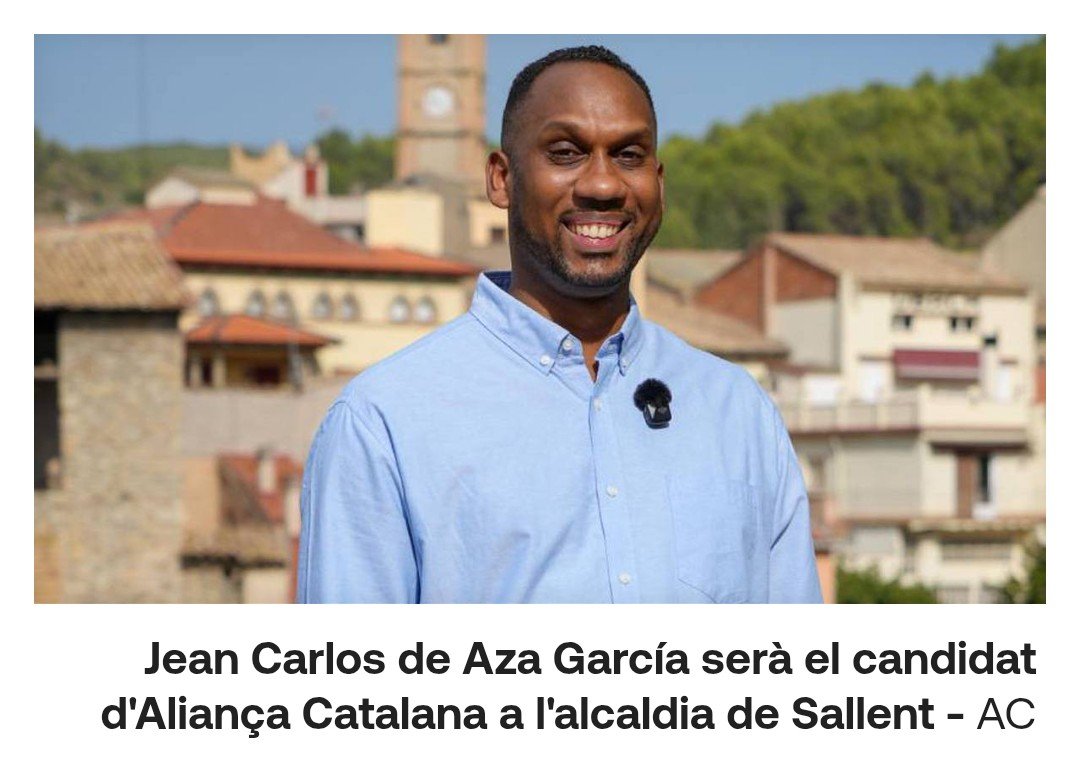 FuturPrincipat's tweet photo. Presentem Jean Carlos de Aza com a candidat a l'alcaldia de Sallent. Veí del municipi, és tècnic electromecànic i acumula més de sis anys d'experiència en mineria, petroquímica i biotecnologia. 💙 #SalvemCatalunya #ACCornellàdeLlobregat #ACBaixLlobregatSud https://t.co/nKSjEXw0Vx