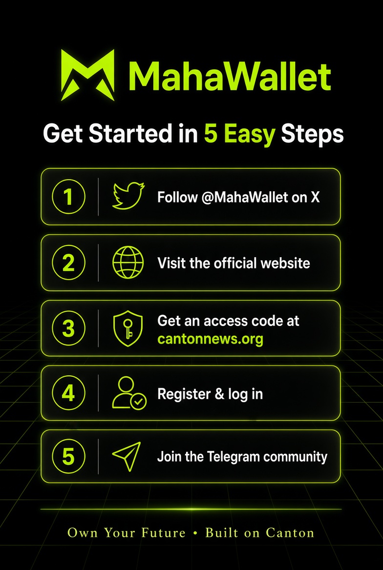 GOALGETAking's tweet photo. @MahaWalletApp Want to get started with @MahaWalletApp?

Follow @MahaWalletApp → visit their official site → get an access code from https://t.co/DrxnGpfGi8 → register → log in → join the Telegram community.

I’m exploring MahaWallet myself and will share what I discover
@mahaWalletApp https://t.co/gykKD4IAfq