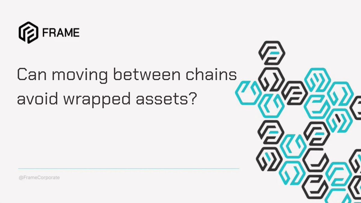 FrameCorporate's tweet photo. Can moving between chains avoid wrapped assets? Frame's design is intended to support native movement across connected chains. #blockchain #Web3 https://t.co/pXjQnzvTCJ