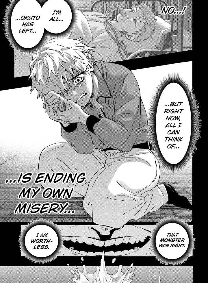 senjogt's tweet photo. Kinosaki just wanted to save his brother and give him a better life :( https://t.co/6sK2TnX29Q