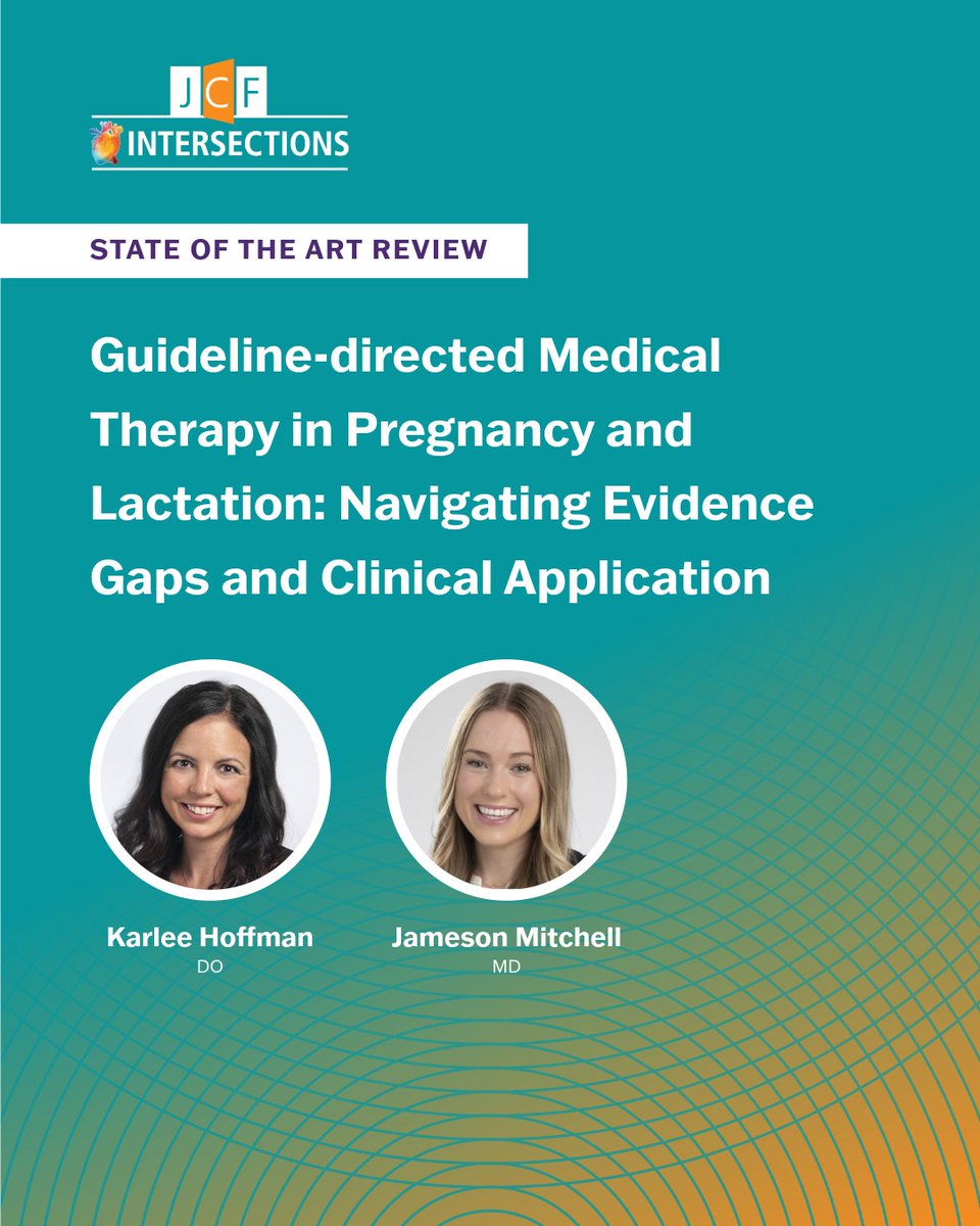 JCFINT's tweet photo. Heart failure doesn't pause for pregnancy🤰, but many HF medications do. 💊🫀

This State-of-the-Art review provides a practical guide to GDMT across preconception, pregnancy, postpartum &amp; lactation ... balancing maternal health with fetal safety. 🤱

🔗 https://t.co/hn51cF97PL https://t.co/gfYouaQq8u