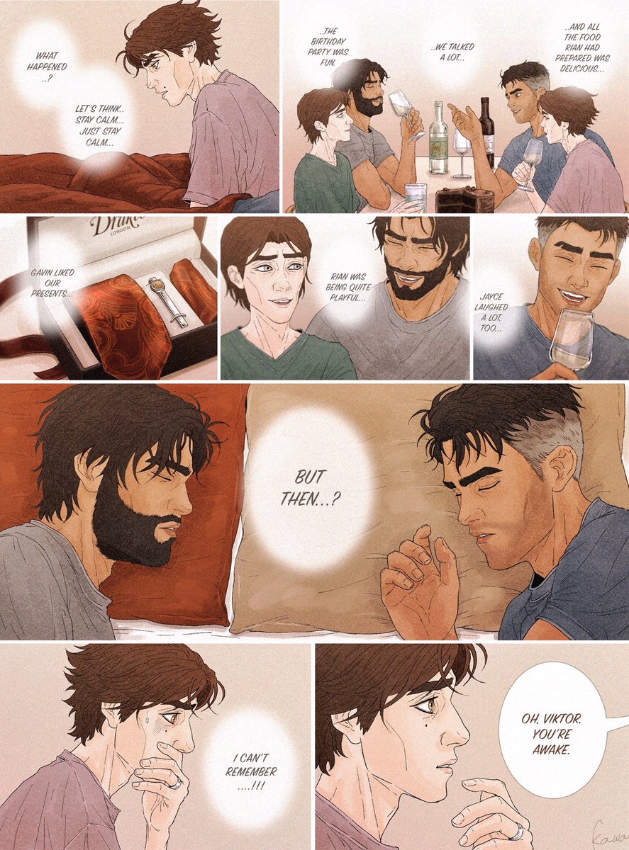 kawawith's tweet photo. The dreaded morning🥂😵‍💫🥂
/ modern student au #jayvik https://t.co/mF1lBNhlWz