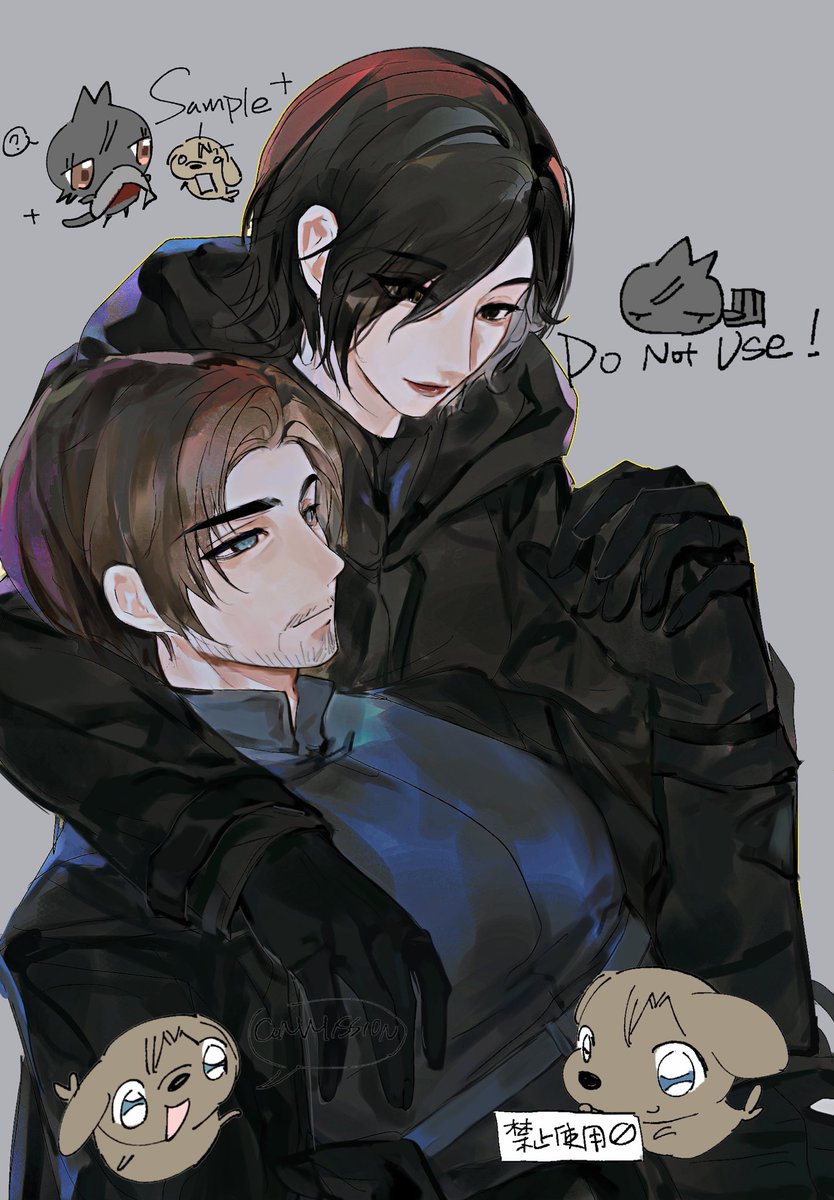 KongMo_Lost's tweet photo. “I was just resting my eyes.”

For personal use only. 
#aeon #REBHfun #residentevil https://t.co/0TX59OERfr
