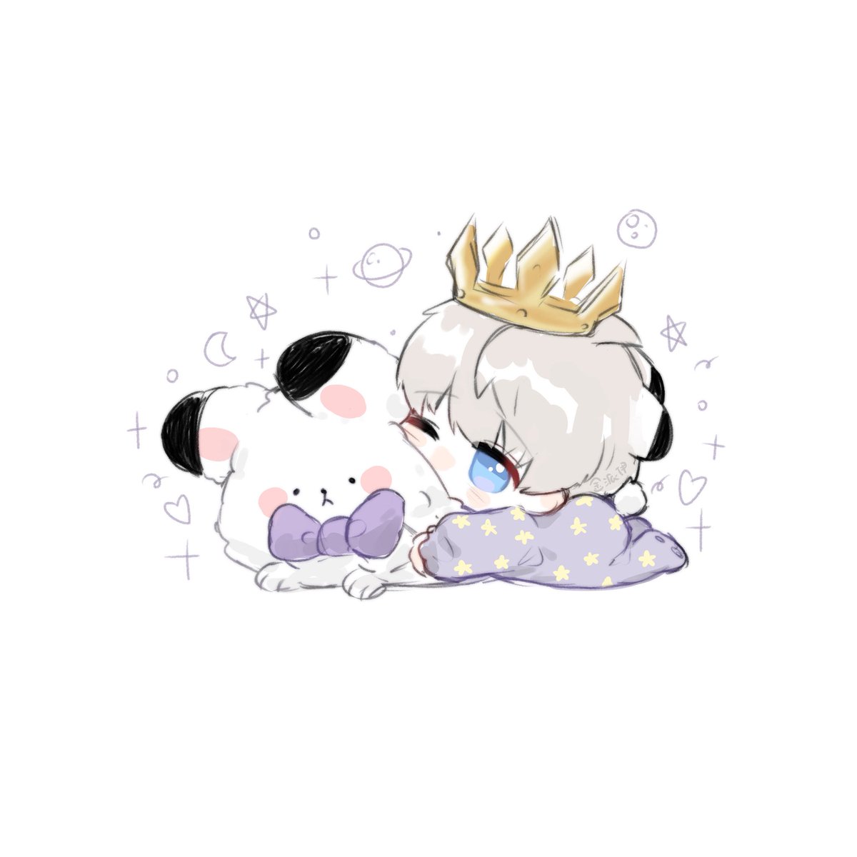 papapa_29's tweet photo. 🐰👑

#戀與深空 #恋与深空 #恋と深空 #러브앤딥스페이스 #LoveandDeepspace #Xavier #沈星回 #심성훈 #セイヤ https://t.co/eSZ5vtsCNz