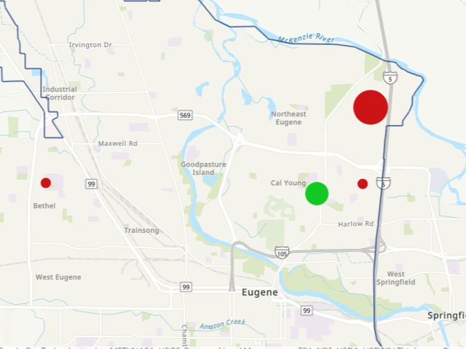 KVALnews's tweet photo. The Eugene Water and Electric Board (EWEB) is reporting an outage in the north Eugene area that has left 2,184 customers without power.
Read More: https://t.co/1hKcfp2ZgK
#LiveonKVAL #LocalNews #Eugene #EWEB #PowerOutage https://t.co/h78ToaGpmW