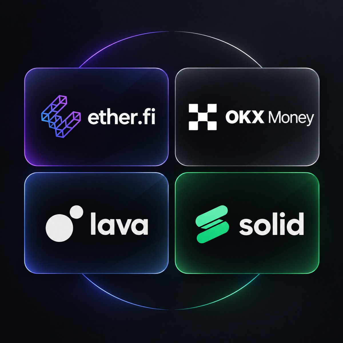 ntxguide's tweet photo. A few card apps shipped real product today:

@ether_fi launched https://t.co/hNzzXrcQ6o USD, powered by @Ethena. Reserves, mint, and redeem sit with Ethena. They already have $300M+ in stablecoins on the platform and a card with close to $1B in cumulative spend.

@OKX unveiled OKX Money. A digital dollar wallet to save, earn, send, and spend, with no conversion fee on the headline.

@Lava_xyz opened EUR deposits by SEPA for the EEA. No transfer fee, usually in about 5 minutes, converted into the USD balance. Virtual accounts for Euros and Mexican pesos are in. Withdrawals already worked.

@SolidYield rebuilt rewards. Rides and flights now earn cashback. New AI, streaming, and music rates are lower than the old subscription deal. Existing subscriptions keep the old rate. The FUSE lock goes up on 12 Oct.

Different products. Same shift, from a spend card to an account you can fund.