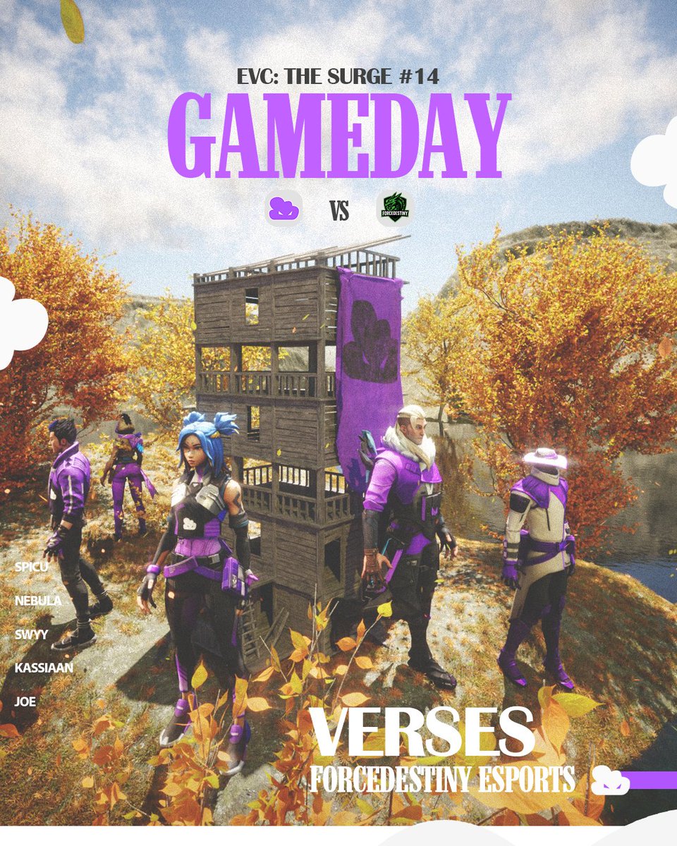 DeathCloudORG's tweet photo. ⛈️THE SURGE BEGINS ⚡️

Its gameday as we begin our @EVCtournaments The Surge #14 Campaign! 

First up in Round 1 we face off against  @ForceDestinyES 🐲

There might be a surge but remember... WE ARE THE STORM ⛈️!!! https://t.co/eDno1SPELC