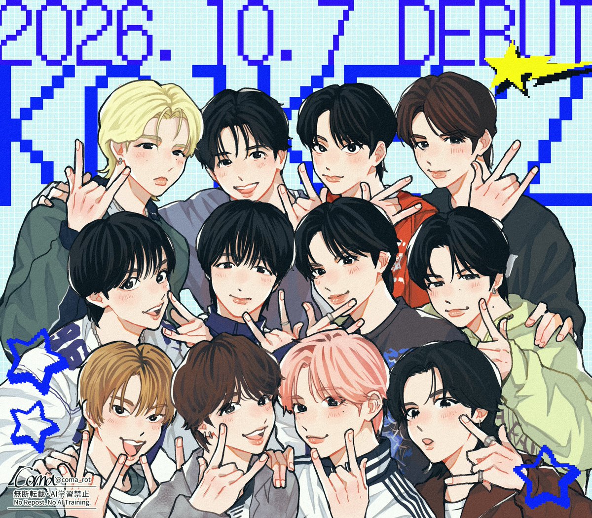 coma_rot's tweet photo. 🍀⚾️🏃🌟⚽️🐲
デビューおめでとう！
🥔⚡️🍎🍰🎀🚀
#KO1KEYZ_1007_Debut
#KO1KEYZ https://t.co/TkYhv8D7CE