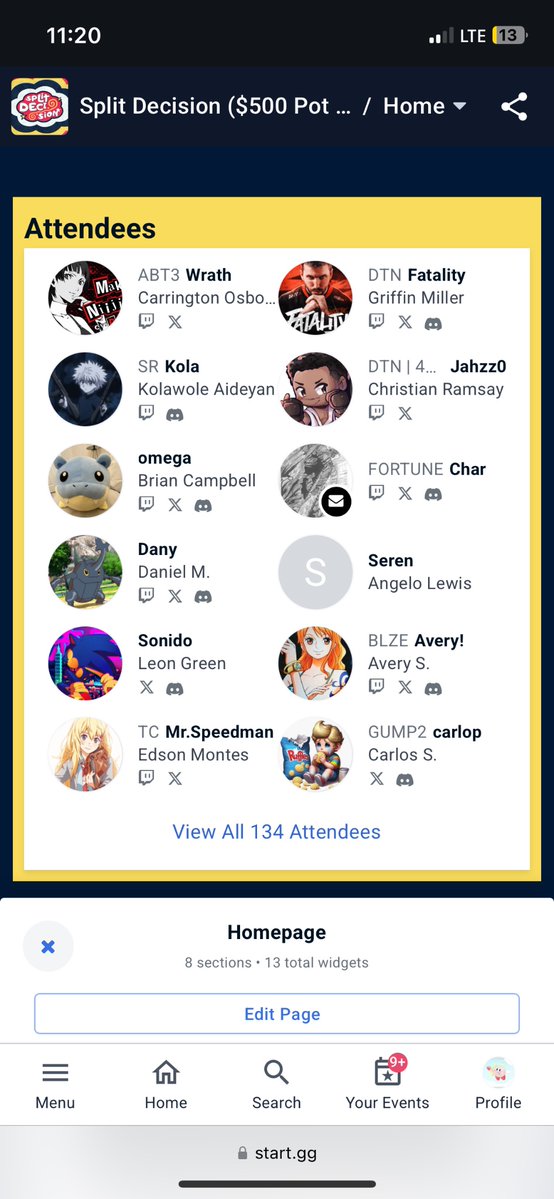 vividveryswag's tweet photo. Split decision was announced Friday 😭 less than a week ago and it’s already a B tier! We are about to hit the cap of 160 so if you’re planning on coming you should register soon. 26 spots left… https://t.co/7H3KXkJ8kQ