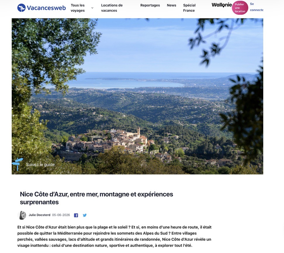 explorenca's tweet photo. [ NICE CÔTE D'AZUR : UNE CAMPAGNE DE PROMOTION ESTIVALE POUR PROMOUVOIR LE MOYEN ET LE HAUT-PAYS ! 🌿 ]

De Mai à Août, l’Office de Tourisme Nice Côte d’Azur a déployé sa campagne Outdoor Été en France, au Royaume-Uni et en Belgique pour valoriser le Moyen et le Haut Pays, leurs paysages, activités et savoir-faire et faire rayonner Nice Côte d’Azur au-delà du littoral.

🎥 Des contenus incarnés, de la vidéo et des campagnes digitales qui ont généré de très belles performances : https://t.co/DwamhsZOnP

#ExploreNiceCotedAzur