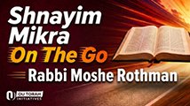 OUTorah's tweet photo. New series! Rabbi Moshe Rothman presents Shnayim Mikra on the Go! https://t.co/vCjJr57srw #parsha #parshashashavua #parshathashavua #shnayimmikra #chumash #rashi #bereishis #bereishit https://t.co/Lig8FGkdeP