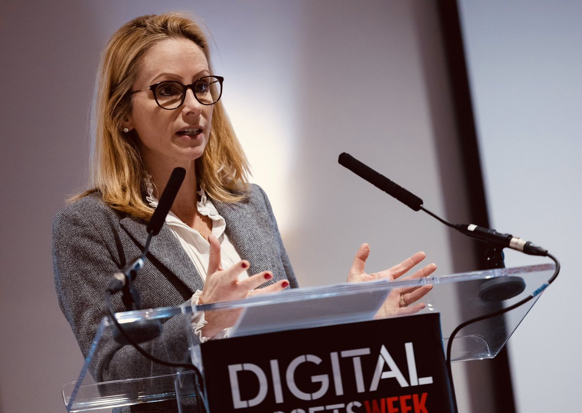 LucyRigby's tweet photo. DIGIT is moving closer to market... 

At #DigitalAssetsWeek earlier today, I announced the appointment of 6 joint lead managers for the pilot DIGIT issuance. Their expertise in digital markets & traditional sovereign debt markets will help take the project towards launch in Q1 2027.

DIGIT will use DLT to issue & manage our 1st digitally native govt debt instrument. It's a practical test of new financial market infrastructure & part of our wider work to modernise markets & strengthen 🇬🇧’s competitiveness.