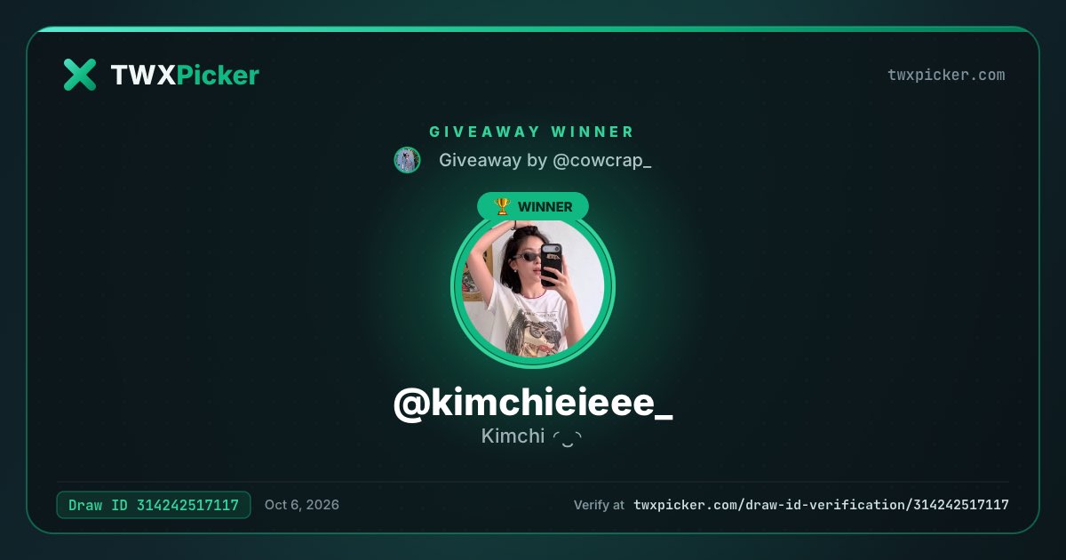 cowcrap_'s tweet photo. congrats winner! please dm me your gcash qr code to claim the prize 

- @kimchieieee_ 

i’ll see y’all again in the next one, thank you!💗 https://t.co/5giA0LGdbm