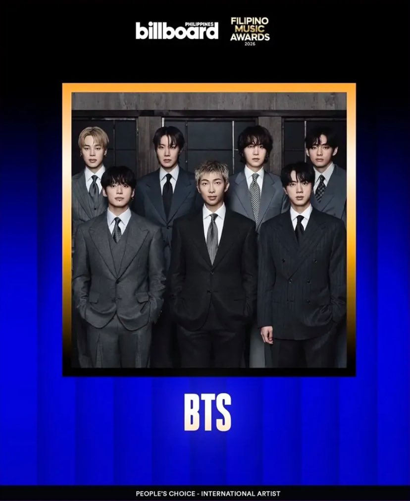 bts_base_'s tweet photo. BTS is officially the FIRST group in HISTORY to win "People's Choice Award: International Artist" at the Filipino Music Awards 👑 

#BTS #방탄소년단 @BTS_twt https://t.co/wjG8ISqXco