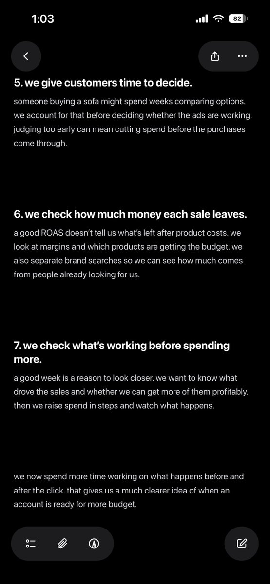ItsFinlayW's tweet photo. High ROAS is lying to you...

Steal 7 rules we follow before throwing more spend at Google Ads. https://t.co/zEnzObSLR8