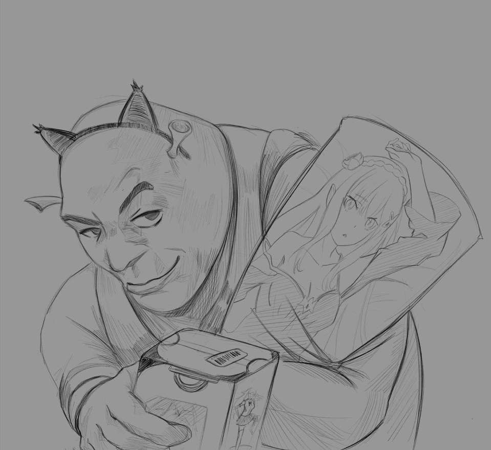 devoskare's tweet photo. #inktober2026 #inktober2026ogre 6. Ogre

me when I get to Japan in 2 weeks https://t.co/WvE3dFvC4W