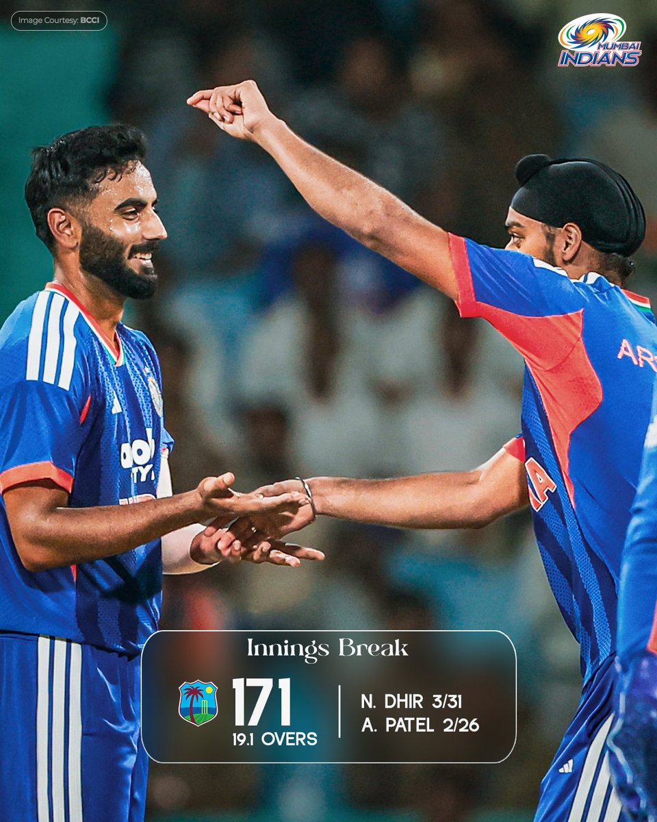 mipaltan's tweet photo. A DHIR SHOW in Lucknow 🔥👊

#INDvWI https://t.co/HhLqnyVNlT