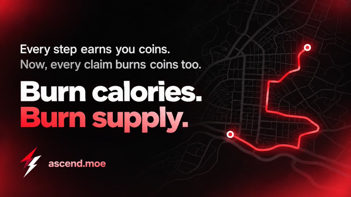 tryascendapp's tweet photo. Every coin walkers withdraw now burns one more from the treasury.

We've also burned 1,308,069 $ASCEND, to cover every payout so far. https://t.co/RgEKhXYtdY
