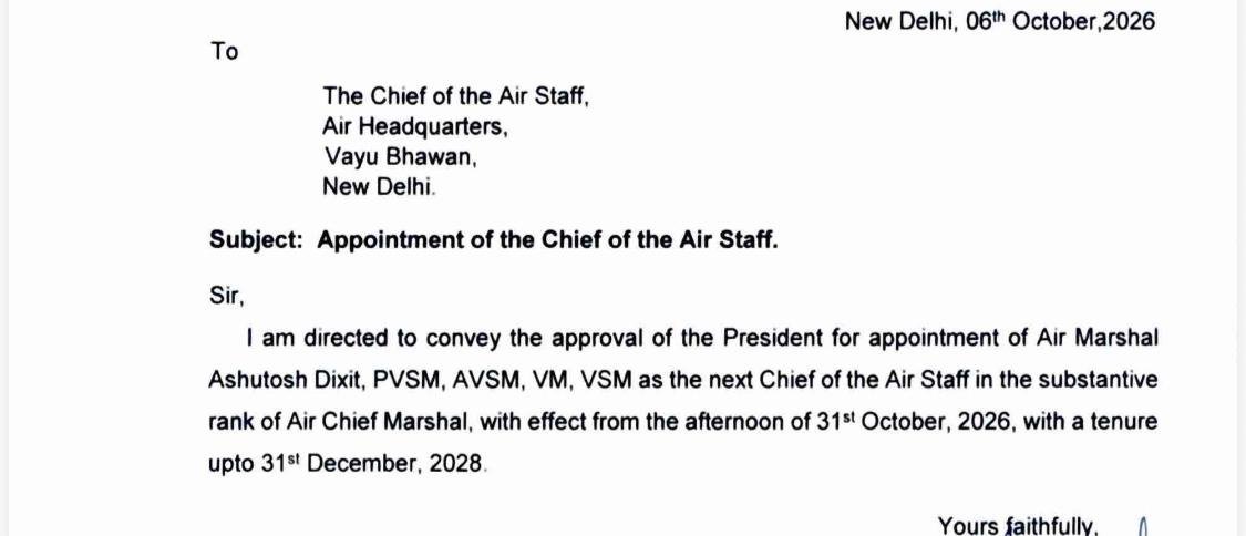 TheQuietSensei's tweet photo. 🇮🇳Air Marshal Ashutosh Dixit appointed as the new Indian Air Force chief. https://t.co/wwrpNmldnD