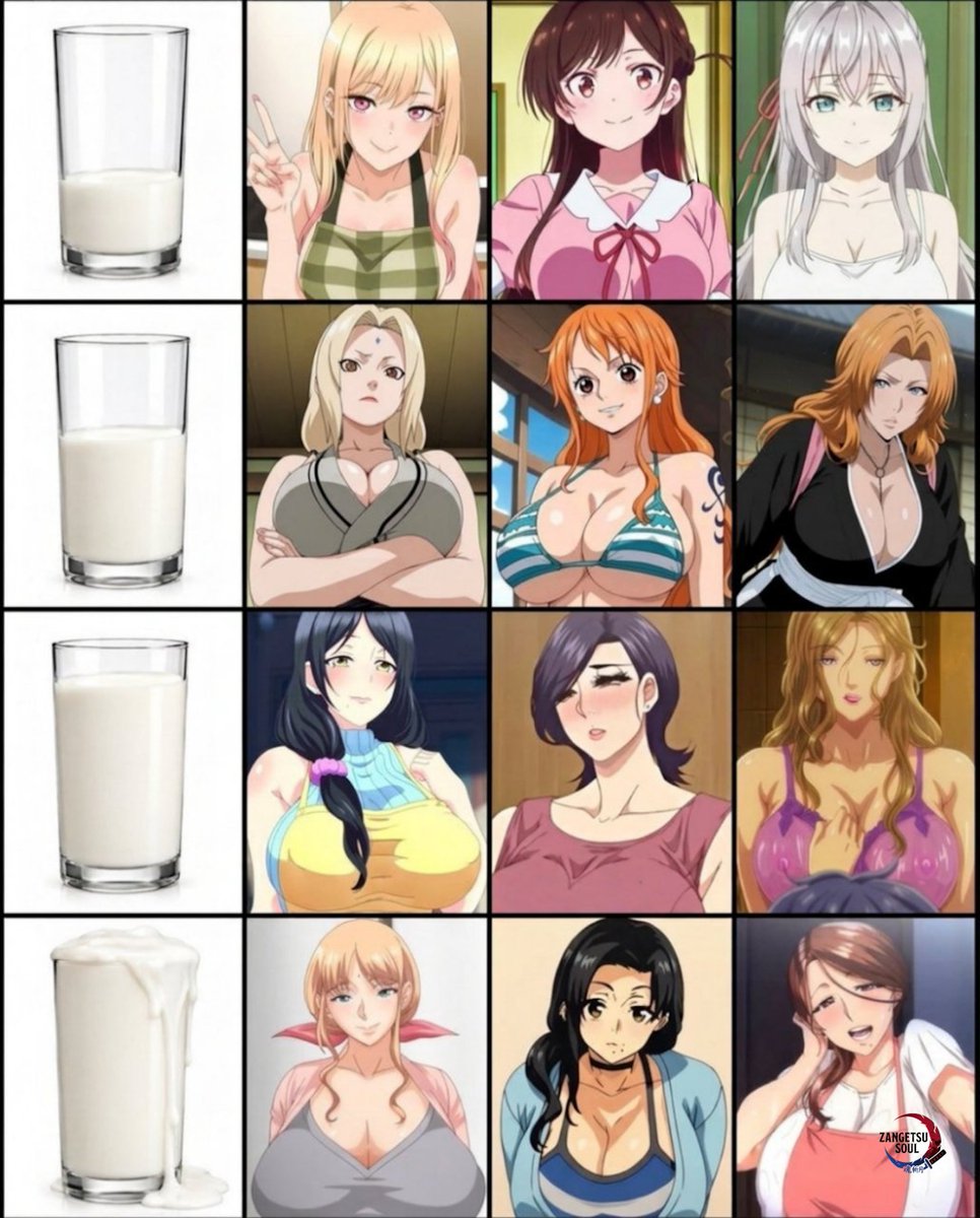Zangetsu_Soul's tweet photo. Choose your cup of milk. https://t.co/lCveGqQxGG