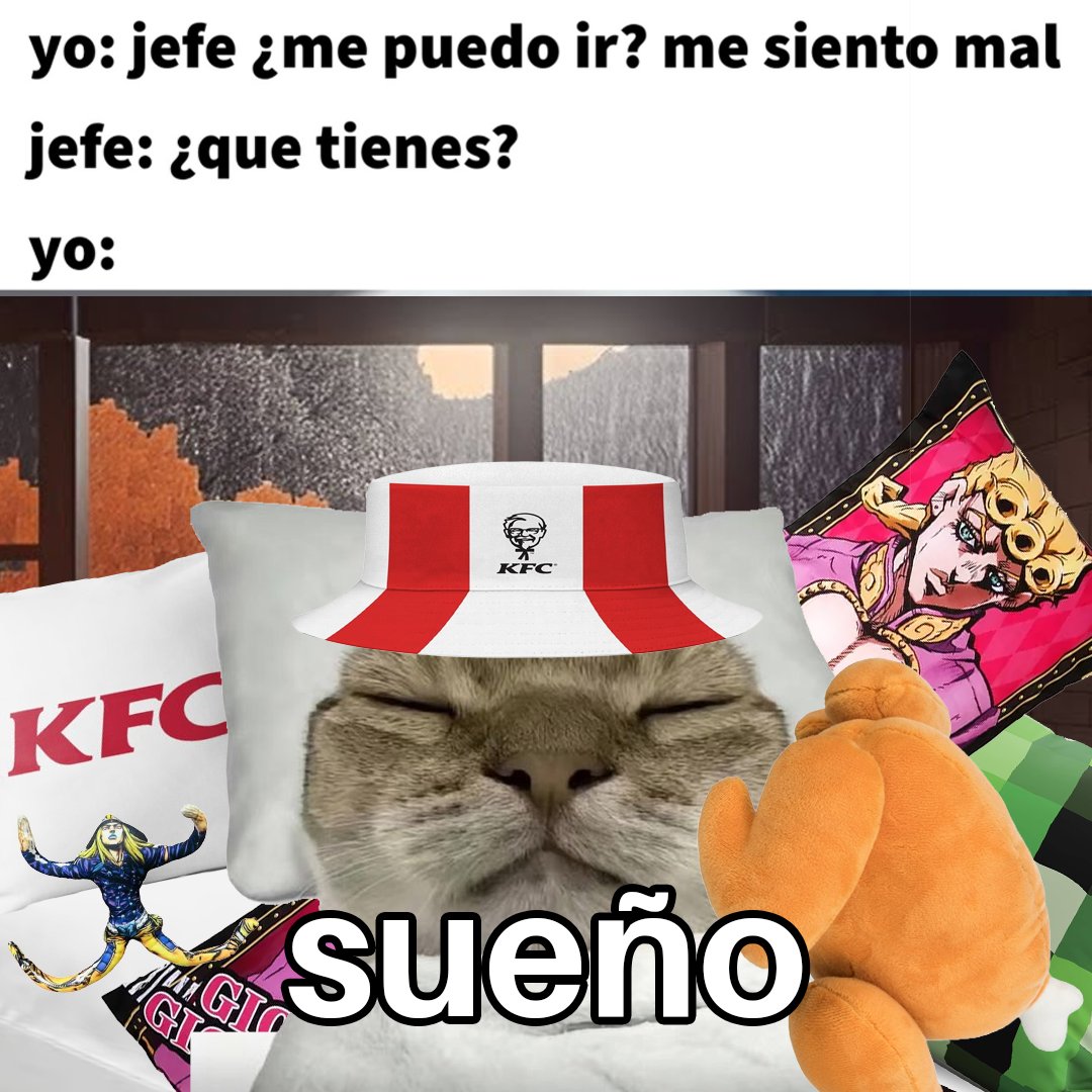 KFC_ES's tweet photo. sueño https://t.co/9yO0VpVWNX