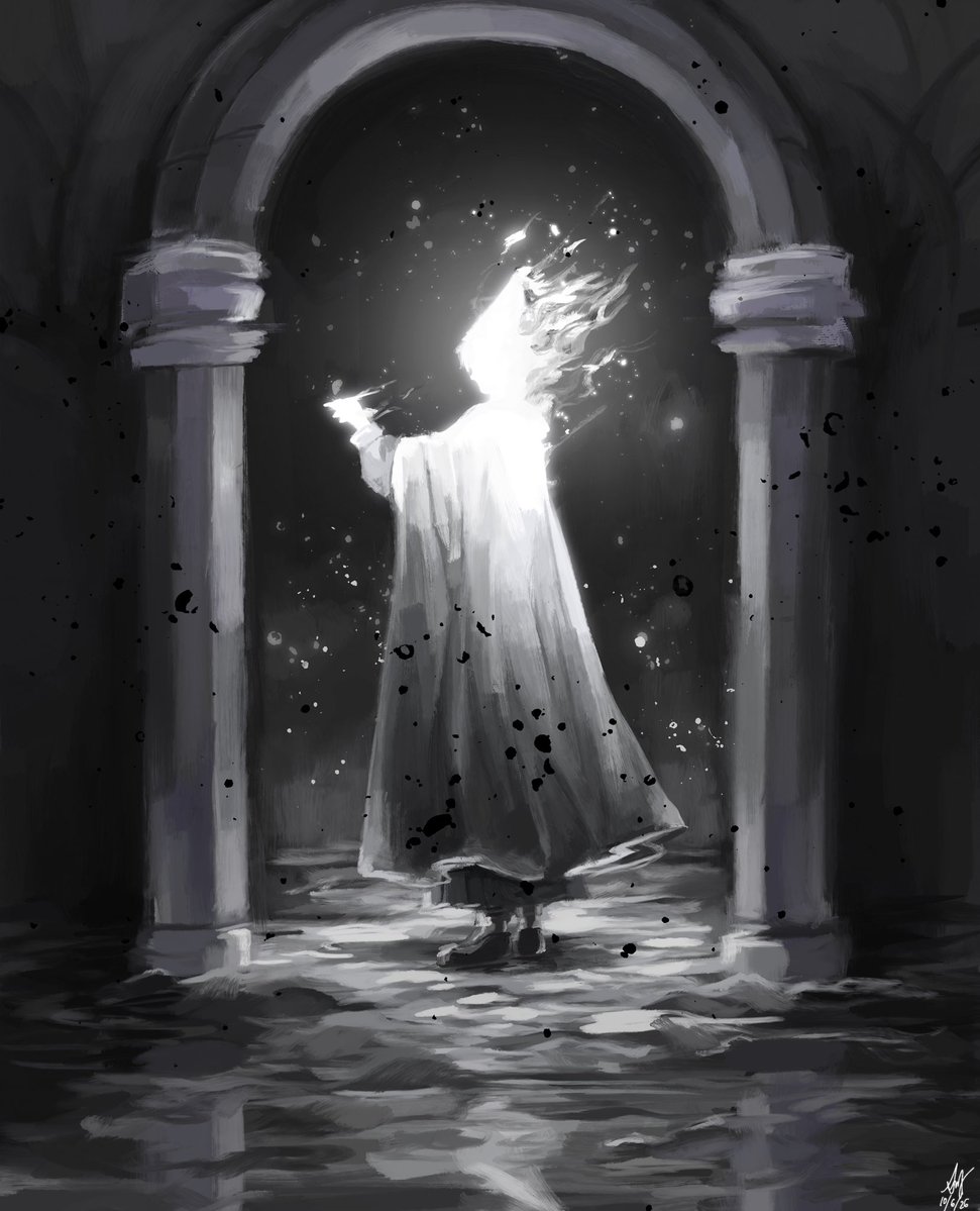 sagescherrytree's tweet photo. Olruggio the Torch.

An accompanying piece for the Shadow Qifrey piece playing on the concept of uncanny.

#Δ帽子 #witchhatatelier #witchhatatelierfanart #olruggio https://t.co/xj1QHJAfn5