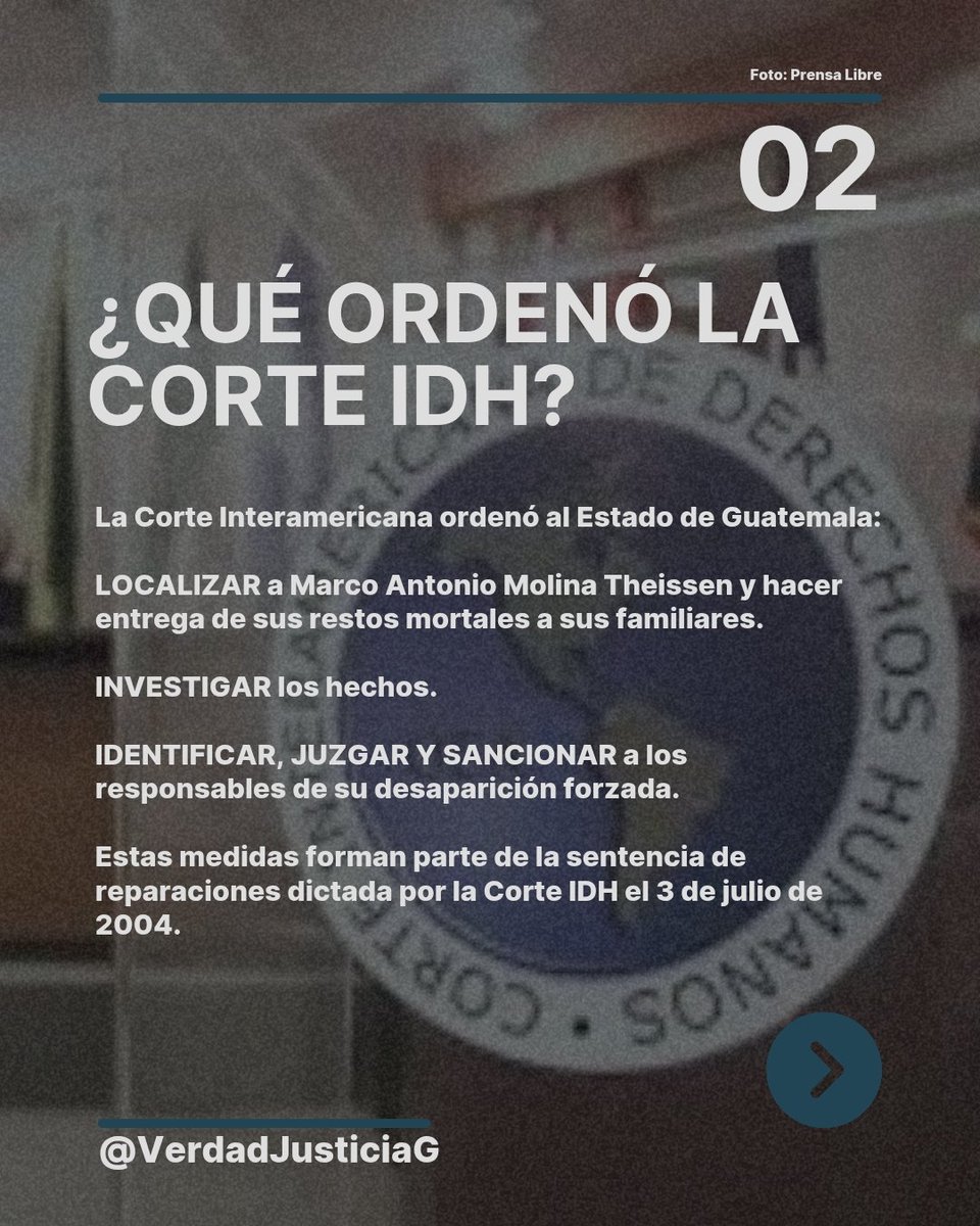 VerdadJusticiaG's tweet photo. 45 años después, la búsqueda continúa.

Marco Antonio Molina Theissen tenía 14 años cuando fue secuestrado.

La Corte IDH ordenó al Estado de Guatemala buscarlo y localizarlo.

Marco Antonio debe ser encontrado. https://t.co/NRR8ASZW97