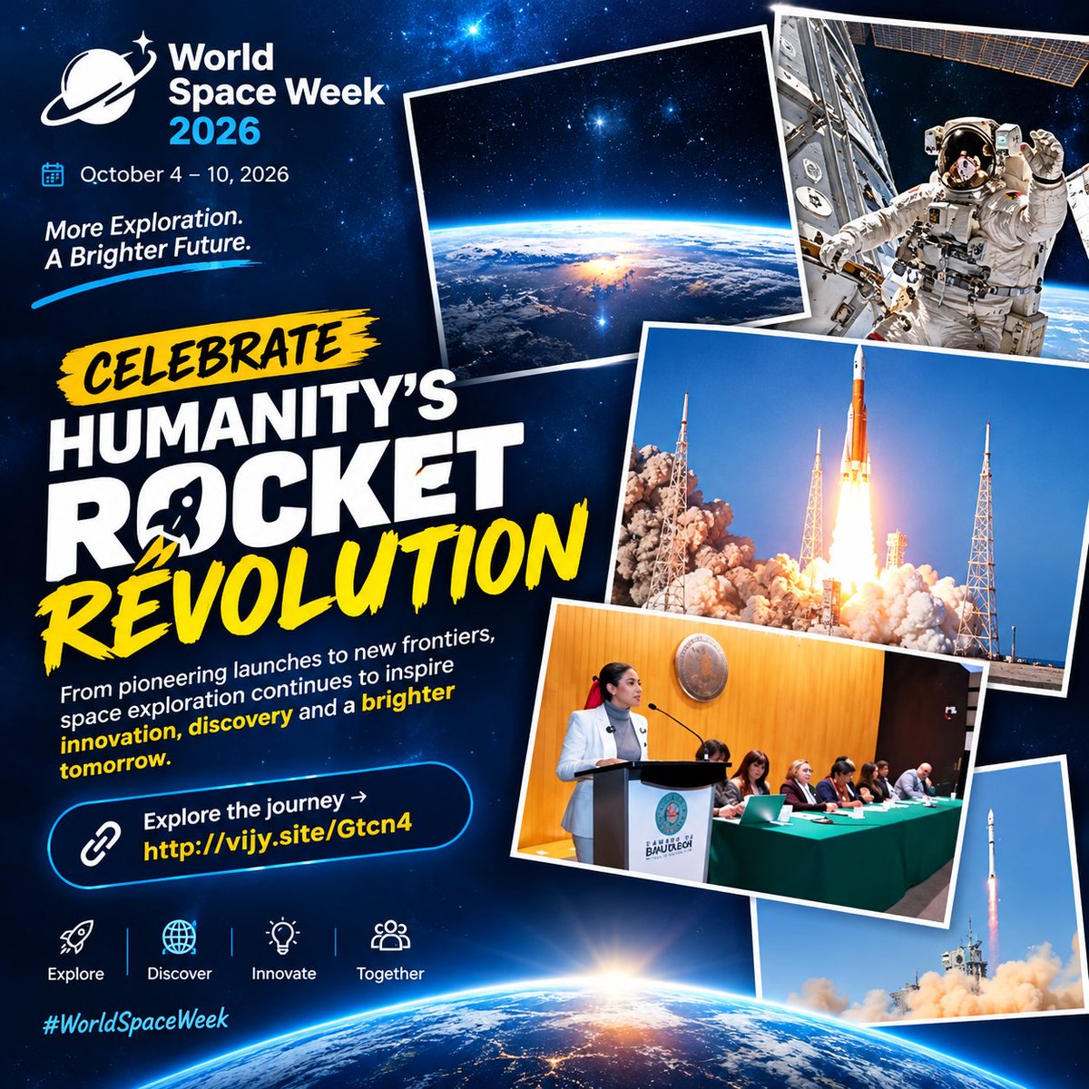 EmmaBennetimid's tweet photo. Espacio: la revolución de los cohetes democratiza el acceso a la órbita 🚀🌍 Descubre cómo esta nueva era transforma la exploración espacial y acerca la órbita a más personas. 🎥 Mira el video y conoce todos los detalles aquí: https://t.co/2vucCHTuuJ https://t.co/MpO55aQkvT