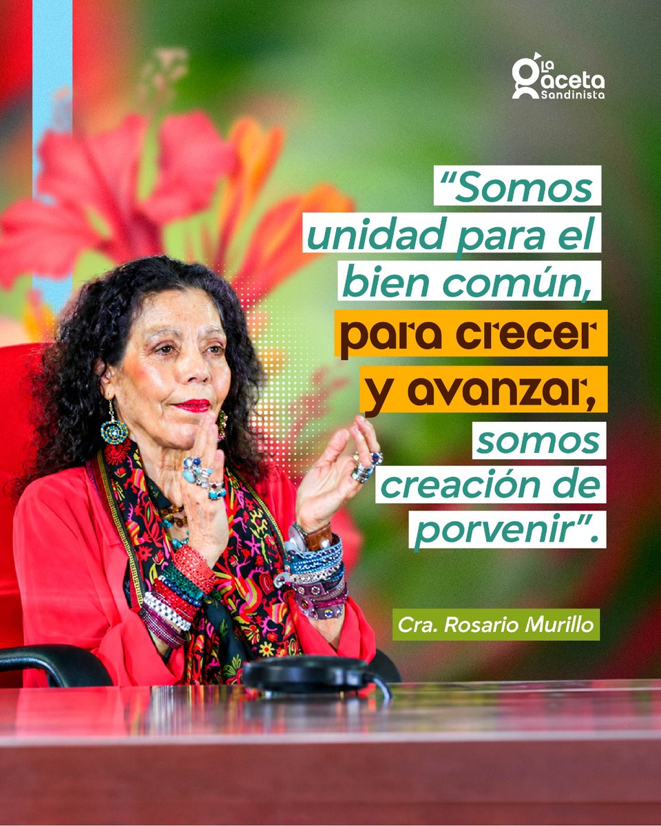 LaGacetaFSLN's tweet photo. La fortaleza de un pueblo radica en su unidad para construir el bien común. Con trabajo, soberanía y la fuerza de nuestras raíces, avanzamos con determinación hacia un futuro de paz, prosperidad y desarrollo compartido para todas las familias nicaragüenses. https://t.co/SRYlzwhJoW