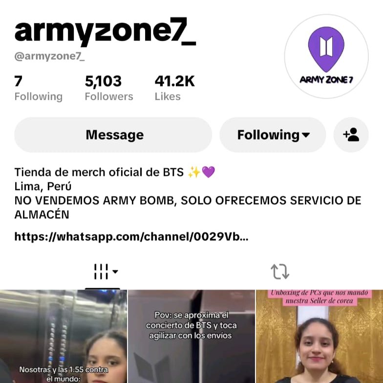 goolette's tweet photo. 🚨 DENUNCIA PÚBLICA: Más de 180 ARMYS en Perú fuimos perjudicadas por la mala gestión e informalidad de la tienda ARMY ZONE 7 (Jelitza Vásquez, Olga Rosales y Georgina Velarde). Nos dejaron sin nuestros Army Bombs a SOLO UN DÍA del concierto de BTS en Lima. (Abro hilo) https://t.co/0Mdmjtpiuu