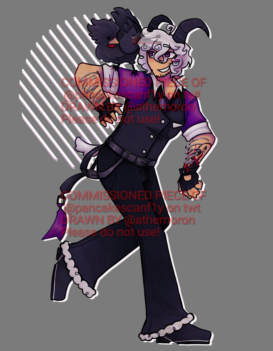 AThemoron's tweet photo. COMMISSIONED PIECE OF @pancakescanf1y 
Full body + Shaded + Slight render of Branzycraft with a chicken

Payment: Jester dragon on Adopt Me (roblox) #thanksneededthatforafriend https://t.co/wefVXLgX47