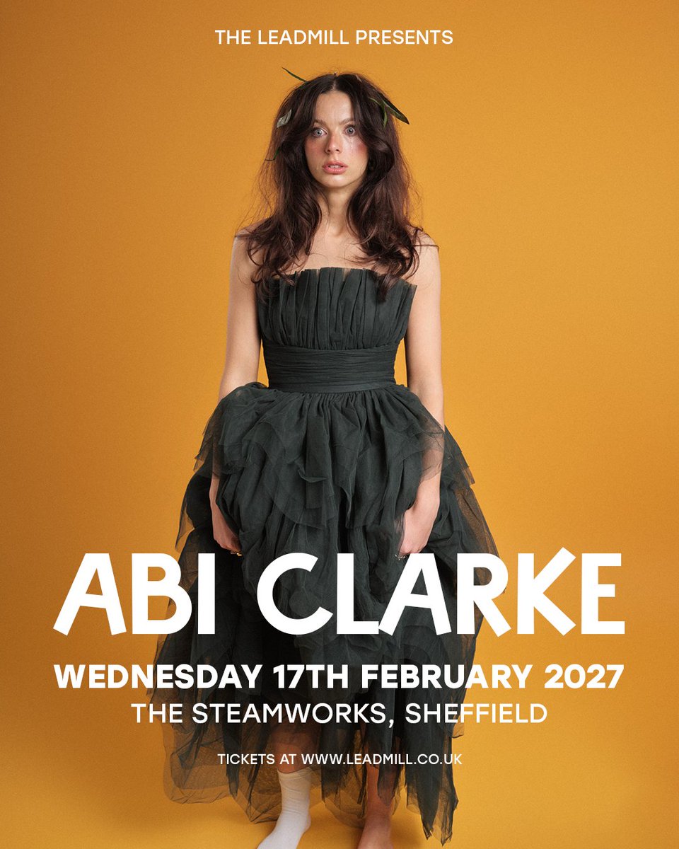 Leadmill's tweet photo. New Show - @abiclarkecomedy 

Abi’s had a bad year… She lost friends, her home and for a while, her ability to walk, but no matter how hard she tried (or didn’t try) she could not lose her ex!

Best known for her super relatable, observational comedy, Abi brings you a show about becoming a wrestler, attending a games night at Nicole Scherzinger’s house, and being broken up with at a National Memorial… we’ve all been there!

Abi joins us at The Steamworks next February, tickets go on sale this Friday at 10am from: https://t.co/la3JCWmPWG