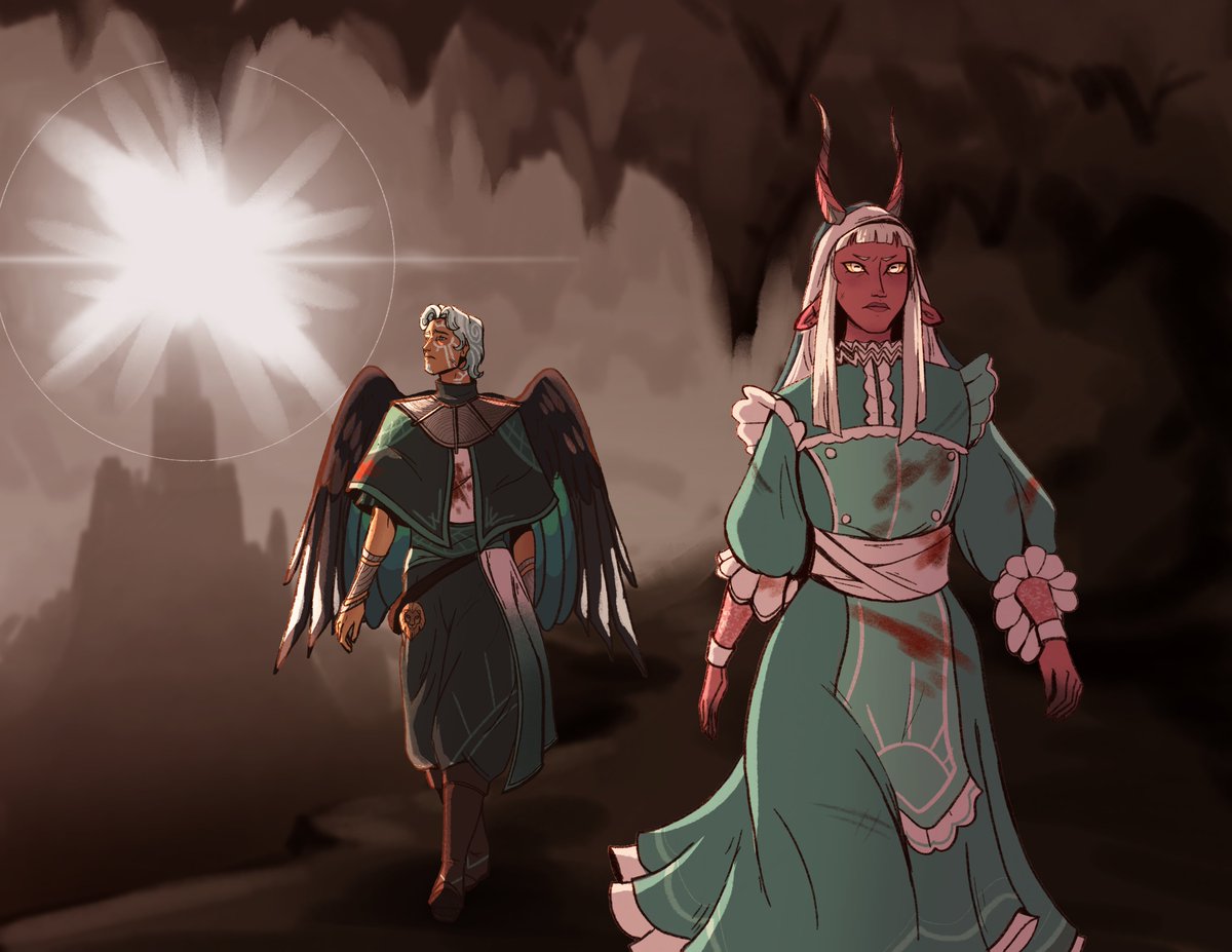 Nat1Vibe's tweet photo. The road out of hell 

#criticalrolecampaign4 #criticalroleart https://t.co/J4hyWmoCcg
