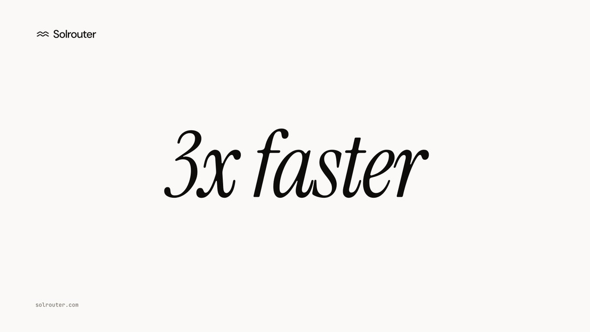 solrouterai's tweet photo. We’re continuing to upgrade our core stack to improve latency, so users no longer have to choose between privacy and speed.

The enclave now holds a warm connection to each model node, so a sealed reply no longer waits on a handshake. 

Measured in production: 944ms to 317ms. https://t.co/VSkcjjTUTN
