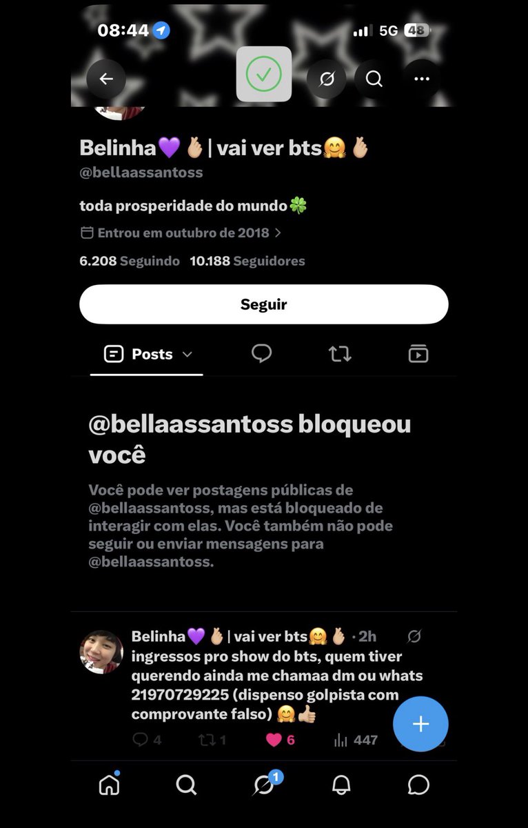 kimseokjinbtsr's tweet photo. ALERTA GOLPE 🚨🚨🚨🚨🚨 

Gente pelo amor de Deus, tomem cuidado!!!! Os golpes estão em massa agora‼️‼️‼️‼️

existem várias formas de vocês conseguirem visualizar golpista ‼️‼️‼️ https://t.co/jixAYc2gfw
